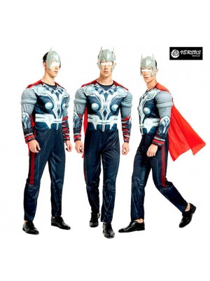 Thor Costume Carnevale Uomo Super Eroe Avenger SUHEAV4